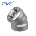 Stainless Steel Forged Threaded 45 Degree Elbow