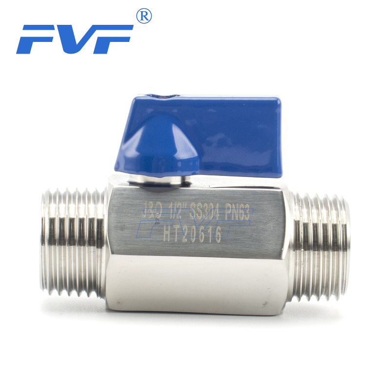 PN63 Stainless Steel NPT Male Thread Mini Ball Valve FVF TECHNOLOGY