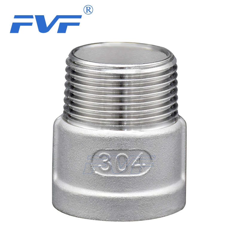 Stainless Steel NPT Female-Male Round Adapter