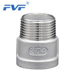 Stainless Steel NPT Female-Male Round Adapter