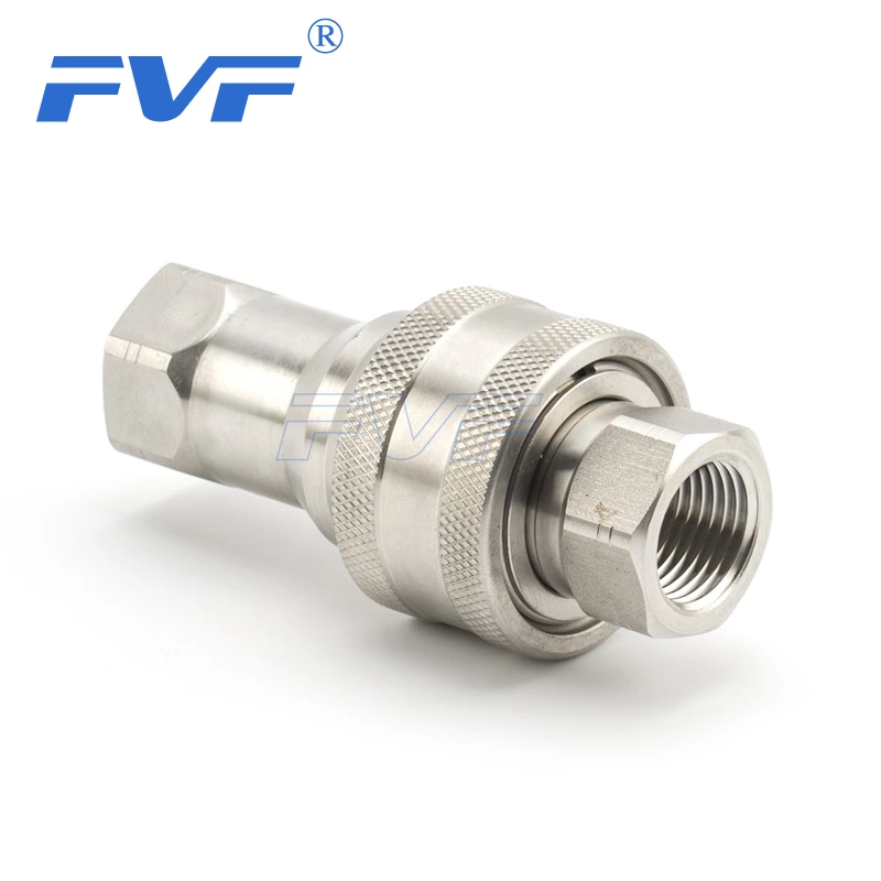 ISO7241-1B Type Stainless Steel Quick Coupling With Female NPT Thread