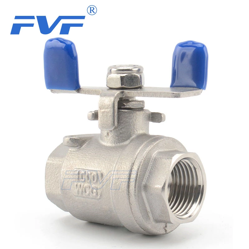 Female Ball Valve With Butterfly Handle