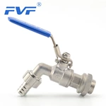 Stainless Steel Bibcock Valve with Hose Connection