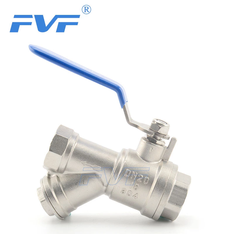Ball Valve With Y Strainer