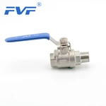 2PC Ball Valve With Male And Female Thread Ends