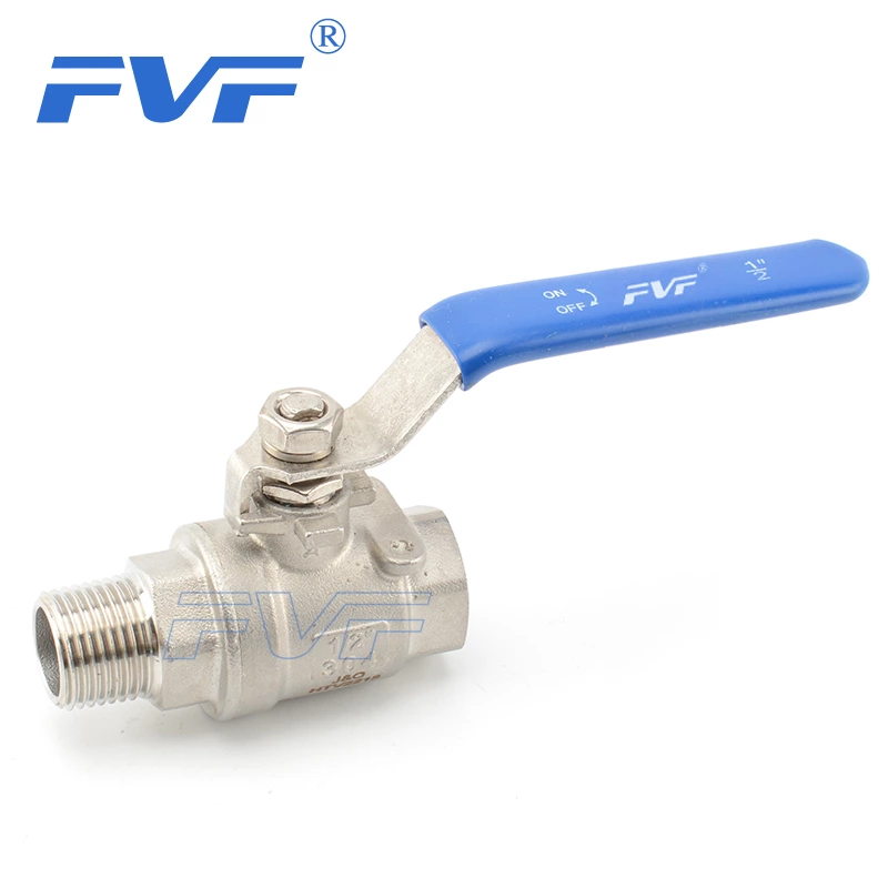 2PC Ball Valve With Male Female Thread Ends