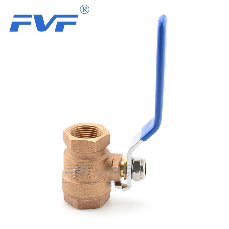 2PC Bronze Threaded Ball Valve