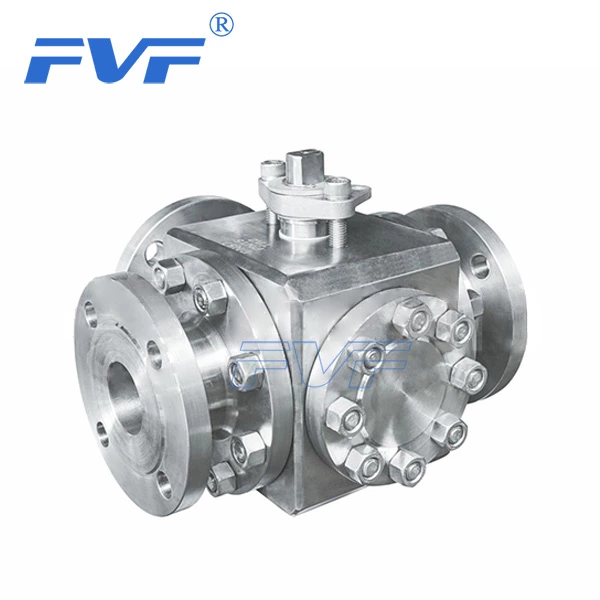 Stainless Steel 3-Way Forged Ball Valve