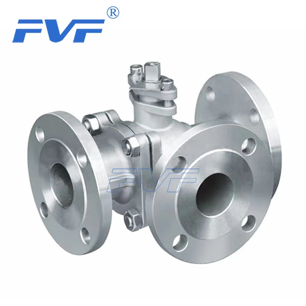 Stainless Steel L Type 3-Way Ball Valve