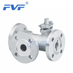 Stainless Steel One-Piece 3-Way Forged Ball Valve