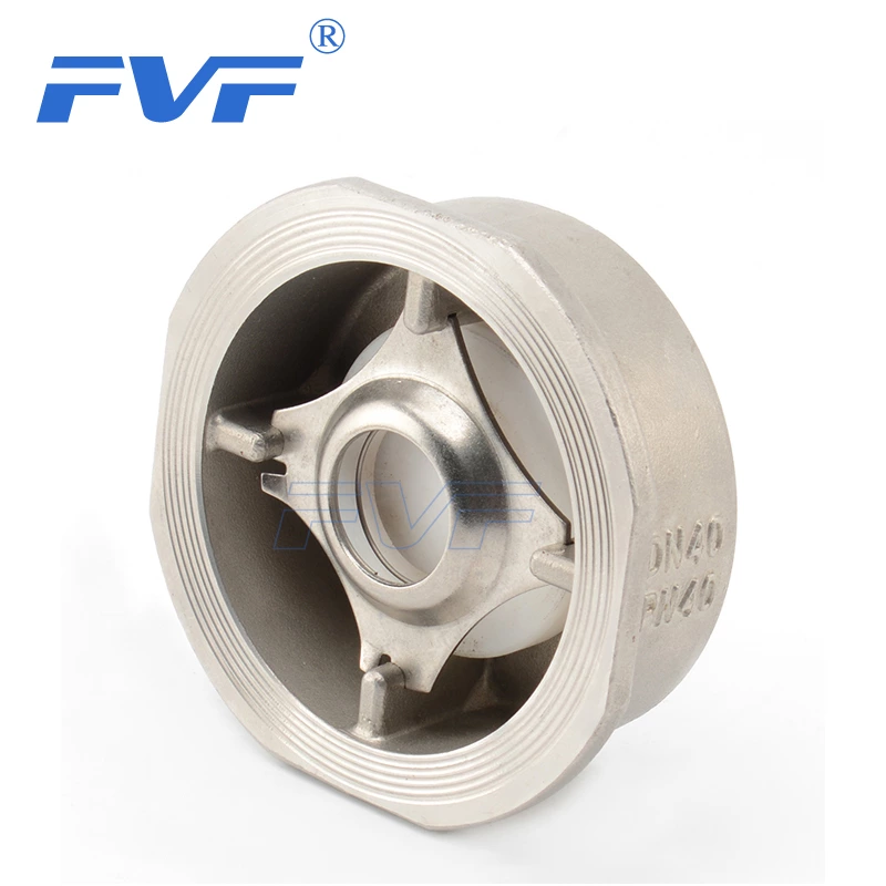 SS316 Wafer Type Check Valve With PTFE Soft Seat