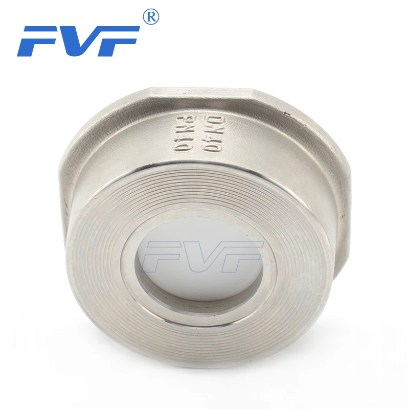 Stainless Steel Wafer Type Check Valve With PTFE Soft Seat