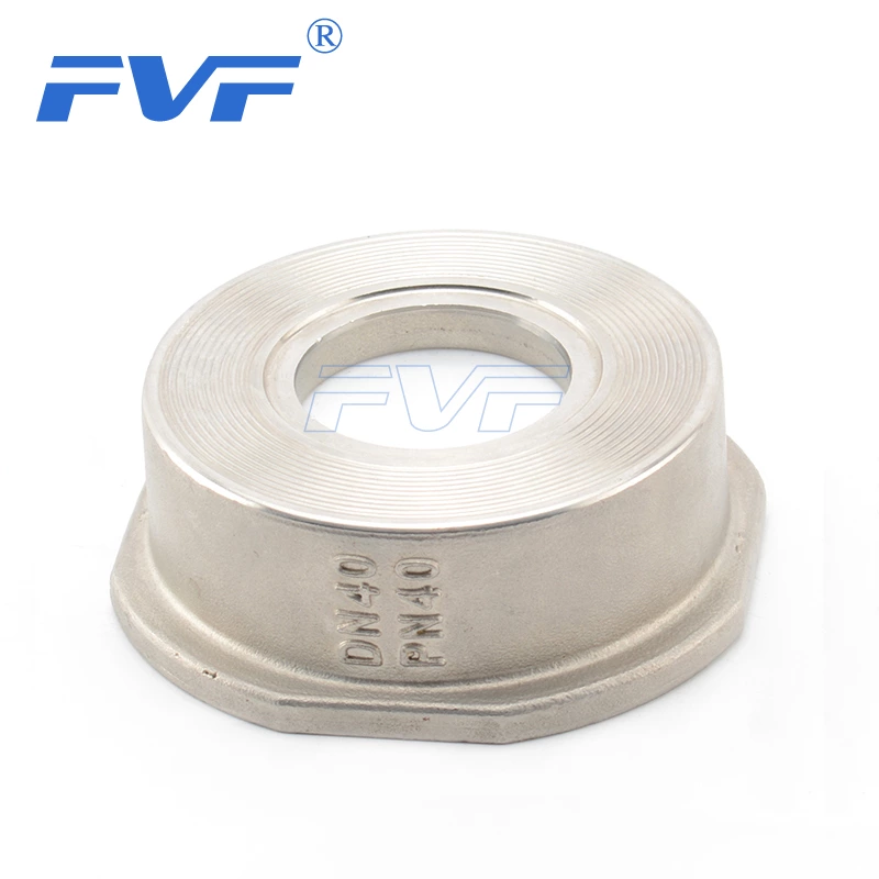 Wafer Type Stainless Steel Check Valve With PTFE Soft Seat