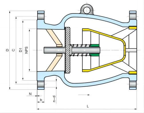 Stainless Steel Axial Flow Check Valve