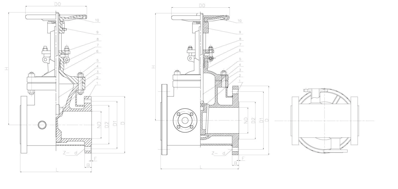 Thermal Insulation Jacket Gate Valve