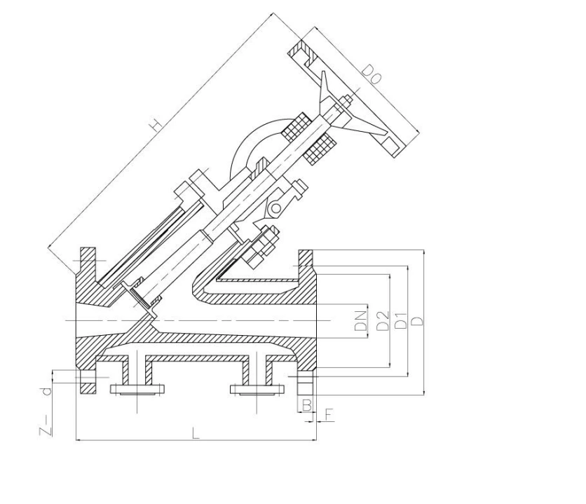 Y Type Jacketed Globe Valve